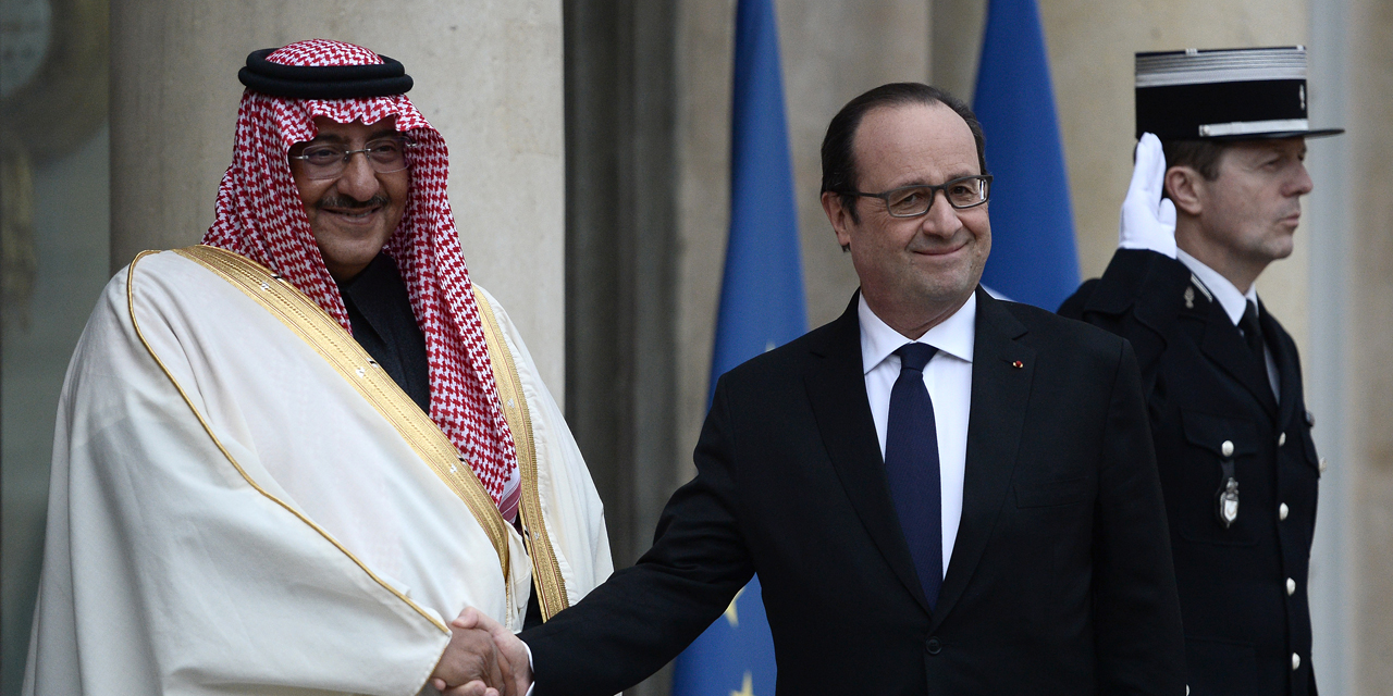 اعطای نشان لژیون دونور فرانسه به ولیعهد سعودی