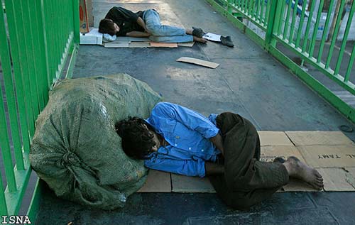 یک‌سوم بی‌خانمان‌ها هیچ نوع اعتیادی ندارند