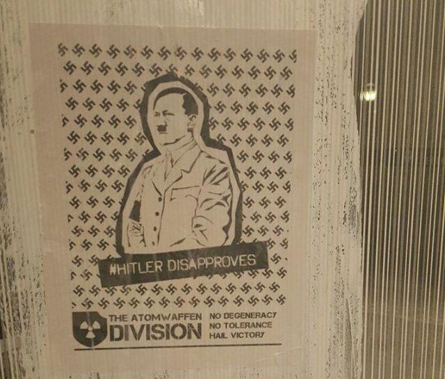 نصب پوسترهای هیتلر در برخی دانشگاه‌های امریکا