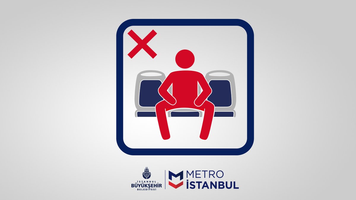 هشدار متروی استانبول به مردان: «گشادنشستن ممنوع»
