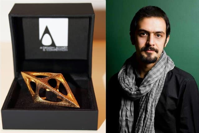 طراح ایرانی جایزه‌اش را به سفارت ایتالیا پَس فرستاد