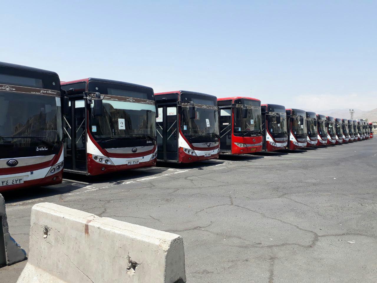 زمین‌گیرشدن اتوبوس‌های شرکت واحد به دلیل کمبود باتری