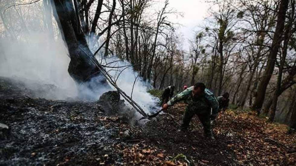 آتش‌سوزی در جنگل‌های توسکستان